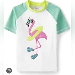 Gymboree Boys' and Toddler Embroidered Short Sleeve Rashguard
